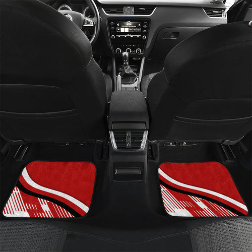 Dragons Rugby Mascot Car Mats Fierce Athlete Graphic in Sports Style