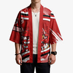 Dragons Rugby Mascot Kimono Fierce Athlete Graphic in Sports Style