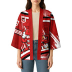 Dragons Rugby Mascot Kimono Fierce Athlete Graphic in Sports Style