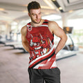 Dragons Rugby Mascot Men Tank Top Fierce Athlete Graphic in Sports Style