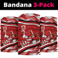 Dragons Rugby Mascot Neck Gaiter Fierce Athlete Graphic in Sports Style