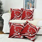 Dragons Rugby Mascot Pillow Cover Fierce Athlete Graphic in Sports Style
