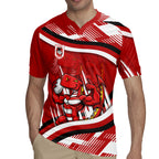 Dragons Rugby Mascot Rugby Jersey Fierce Athlete Graphic in Sports Style