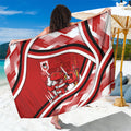 Dragons Rugby Mascot Sarong Fierce Athlete Graphic in Sports Style