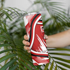 Dragons Rugby Mascot Skinny Tumbler Fierce Athlete Graphic in Sports Style