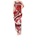 Dragons Rugby Mascot Tank Maxi Dress Fierce Athlete Graphic in Sports Style