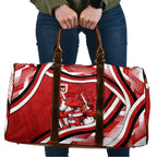 Dragons Rugby Mascot Travel Bag Fierce Athlete Graphic in Sports Style