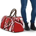 Dragons Rugby Mascot Travel Bag Fierce Athlete Graphic in Sports Style