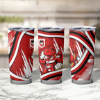 Dragons Rugby Mascot Tumbler Cup Fierce Athlete Graphic in Sports Style