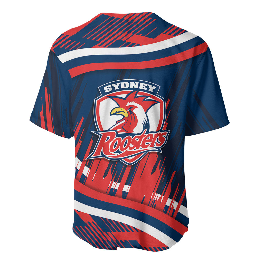 Roosters Rugby Mascot Baseball Jersey Fierce Athlete Graphic in Sports Style