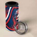 Roosters Rugby Mascot 4 in 1 Can Cooler Tumbler Fierce Athlete Graphic in Sports Style