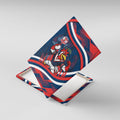 Roosters Rugby Mascot Canvas Wall Art Fierce Athlete Graphic in Sports Style