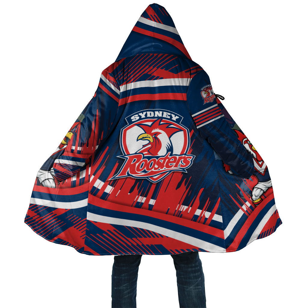 Roosters Rugby Mascot Cloak Fierce Athlete Graphic in Sports Style