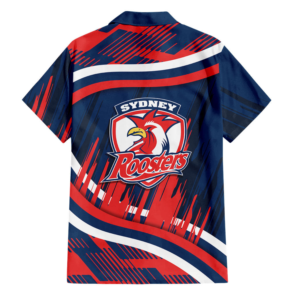 Roosters Rugby Mascot Family Matching Mermaid Dress and Hawaiian Shirt Fierce Athlete Graphic in Sports Style