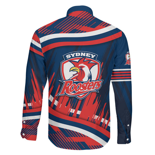 Roosters Rugby Mascot Family Matching Puletasi and Hawaiian Shirt Fierce Athlete Graphic in Sports Style