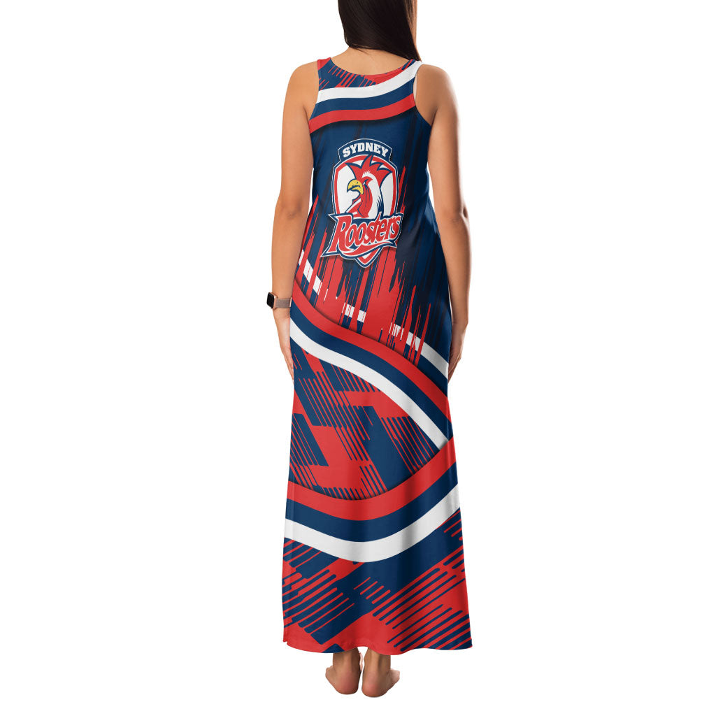 Roosters Rugby Mascot Family Matching Tank Maxi Dress and Hawaiian Shirt Fierce Athlete Graphic in Sports Style