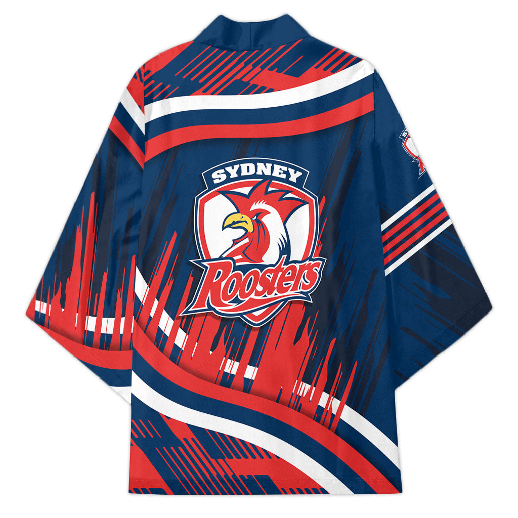 Roosters Rugby Mascot Kimono Fierce Athlete Graphic in Sports Style