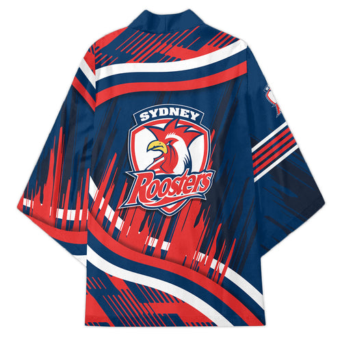 Roosters Rugby Mascot Kimono Fierce Athlete Graphic in Sports Style