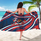 Roosters Rugby Mascot Sarong Fierce Athlete Graphic in Sports Style