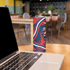 Roosters Rugby Mascot Skinny Tumbler Fierce Athlete Graphic in Sports Style