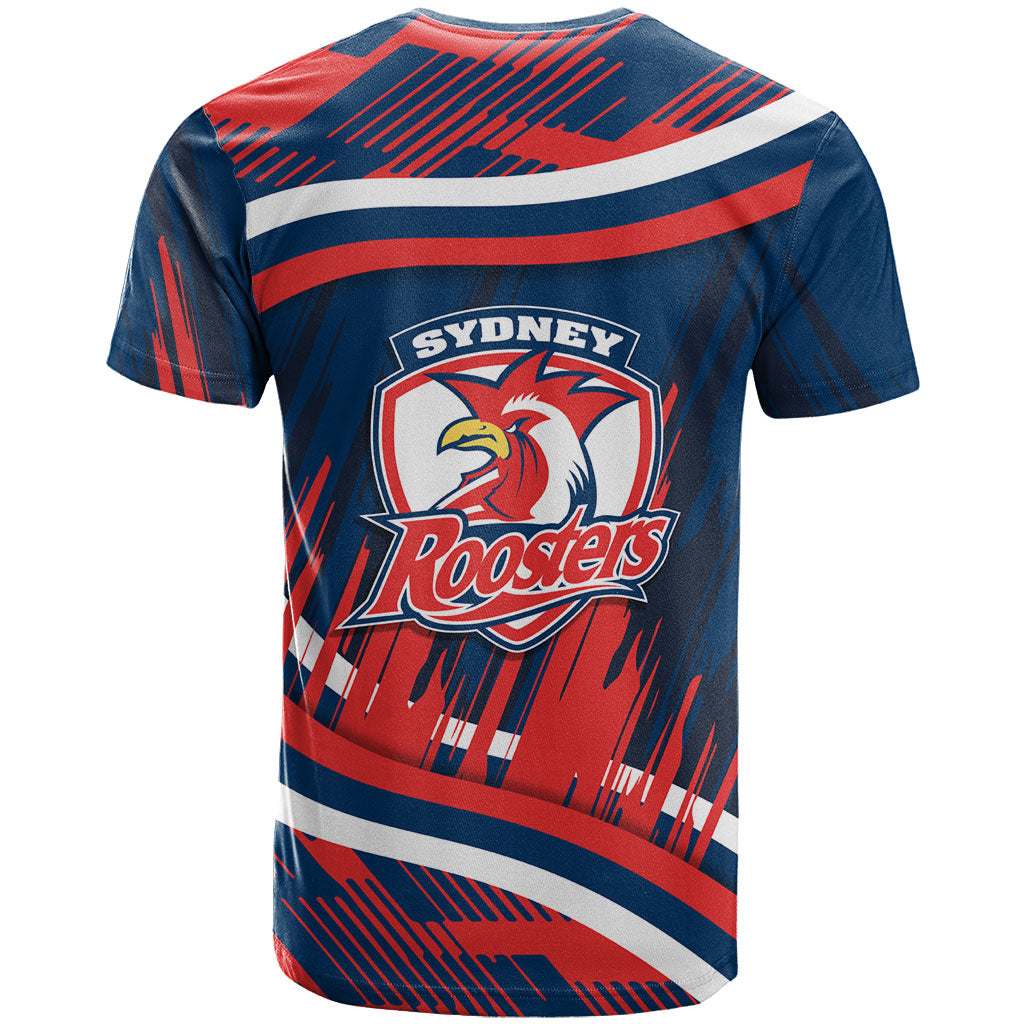 Roosters Rugby Mascot T Shirt Fierce Athlete Graphic in Sports Style