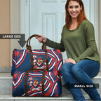 Roosters Rugby Mascot Travel Bag Fierce Athlete Graphic in Sports Style