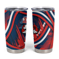 Roosters Rugby Mascot Tumbler Cup Fierce Athlete Graphic in Sports Style
