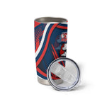 Roosters Rugby Mascot Tumbler Cup Fierce Athlete Graphic in Sports Style