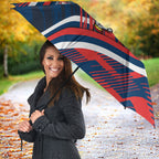 Roosters Rugby Mascot Umbrella Fierce Athlete Graphic in Sports Style