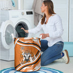 Wests Tigers Rugby Mascot Laundry Basket Fierce Athlete Graphic in Sports Style