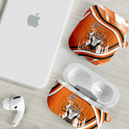 Wests Tigers Rugby Mascot AirPods Case Fierce Athlete Graphic in Sports Style