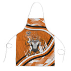 Wests Tigers Rugby Mascot Apron Fierce Athlete Graphic in Sports Style