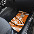 Wests Tigers Rugby Mascot Car Mats Fierce Athlete Graphic in Sports Style