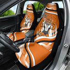 Wests Tigers Rugby Mascot Car Seat Cover Fierce Athlete Graphic in Sports Style