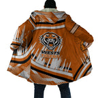 Wests Tigers Rugby Mascot Cloak Fierce Athlete Graphic in Sports Style