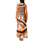 Wests Tigers Rugby Mascot Family Matching Tank Maxi Dress and Hawaiian Shirt Fierce Athlete Graphic in Sports Style