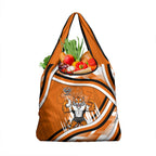 Wests Tigers Rugby Mascot Grocery Bag Fierce Athlete Graphic in Sports Style