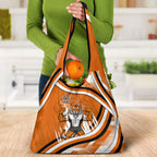 Wests Tigers Rugby Mascot Grocery Bag Fierce Athlete Graphic in Sports Style