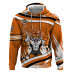 Wests Tigers Rugby Mascot Hoodie Fierce Athlete Graphic in Sports Style