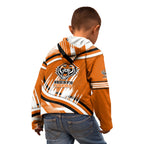 Wests Tigers Rugby Mascot Kid Hoodie Fierce Athlete Graphic in Sports Style
