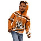 Wests Tigers Rugby Mascot Kid Hoodie Fierce Athlete Graphic in Sports Style