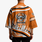 Wests Tigers Rugby Mascot Kimono Fierce Athlete Graphic in Sports Style