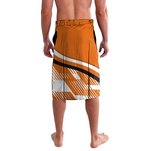 Wests Tigers Rugby Mascot Lavalava Fierce Athlete Graphic in Sports Style