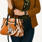 Wests Tigers Rugby Mascot Leather Bag Fierce Athlete Graphic in Sports Style