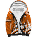 Wests Tigers Rugby Mascot Sherpa Hoodie Fierce Athlete Graphic in Sports Style