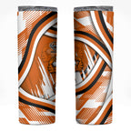 Wests Tigers Rugby Mascot Skinny Tumbler Fierce Athlete Graphic in Sports Style