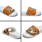 Wests Tigers Rugby Mascot Slide Sandals Fierce Athlete Graphic in Sports Style