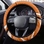 Wests Tigers Rugby Mascot Steering Wheel Cover Fierce Athlete Graphic in Sports Style