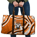 Wests Tigers Rugby Mascot Travel Bag Fierce Athlete Graphic in Sports Style