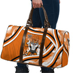 Wests Tigers Rugby Mascot Travel Bag Fierce Athlete Graphic in Sports Style